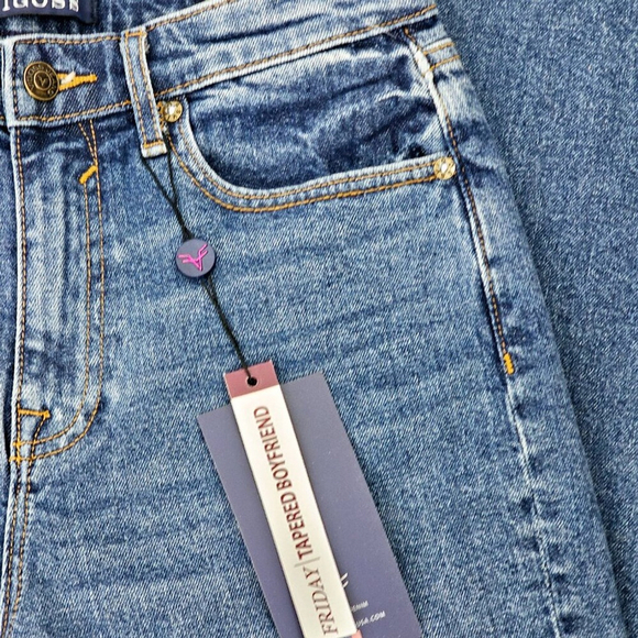Vigoss Friday Women's High Rise Tapered Boyfriend Medium Wash Jeans Size 26 NWT - Picture 4 of 15